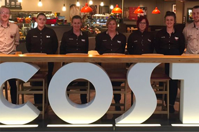 Cardiff Airport – Costa Coffee Team Cardiff Airport - Costa Coffee Team